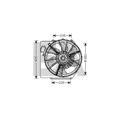 Ventilador, refrigeração do motor