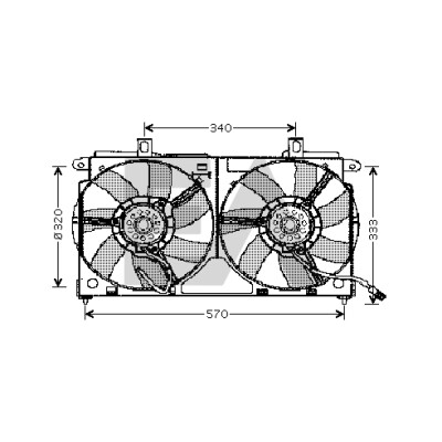 Ventilador, refrigeração do motor
