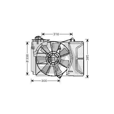 Ventilador, refrigeração do motor