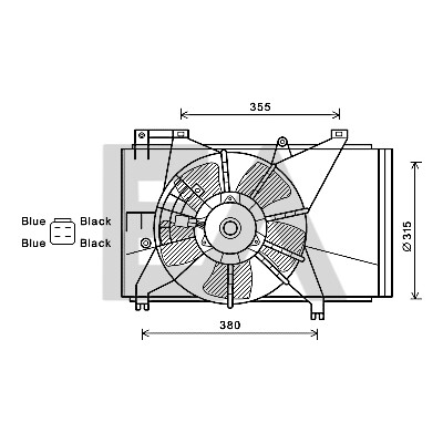 Ventilador, refrigeração do motor