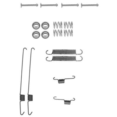 Kit de acessórios, sapatas de freio HELLA 8DZ 355 200-001