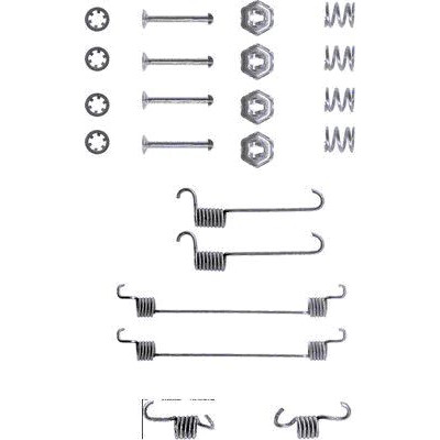 Kit de acessórios, sapatas de freio HELLA 8DZ 355 200-061