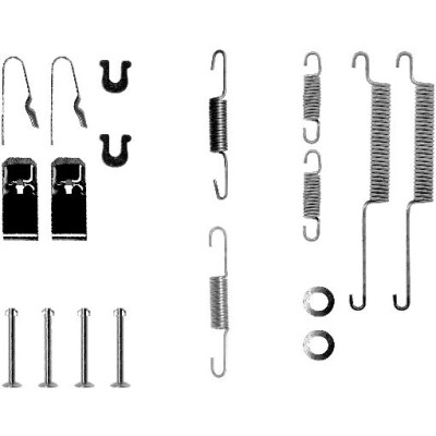 Kit de acessórios, sapatas de freio HELLA 8DZ 355 200-081