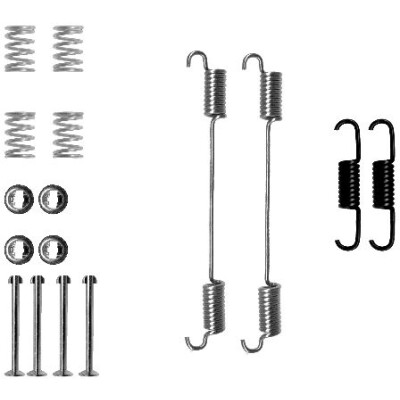 Kit de acessórios, sapatas de freio HELLA 8DZ 355 200-601