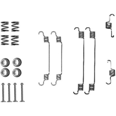 Kit de acessórios, sapatas de freio HELLA 8DZ 355 200-681