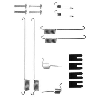 Kit de acessórios, sapatas de freio HELLA 8DZ 355 200-721