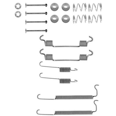 Kit de acessórios, sapatas de freio HELLA 8DZ 355 200-811