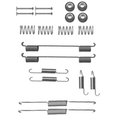 Kit de acessórios, sapatas de freio HELLA 8DZ 355 200-821