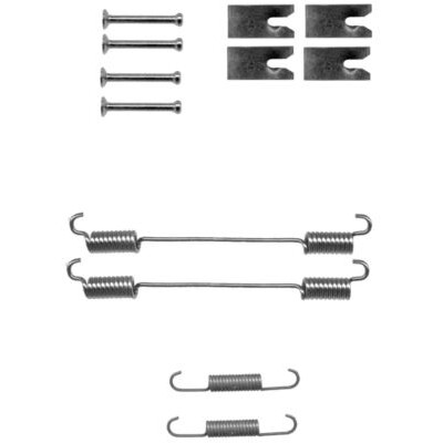 Kit de acessórios, sapatas de freio HELLA 8DZ 355 200-831