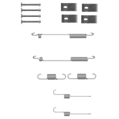 Kit de acessórios, sapatas de freio HELLA 8DZ 355 200-941
