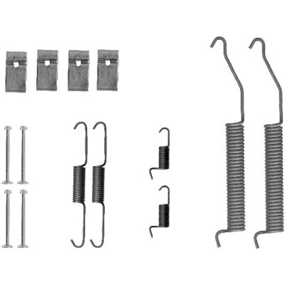 Kit de acessórios, sapatas de freio HELLA 8DZ 355 200-951
