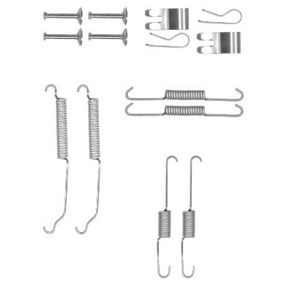 Kit de acessórios, sapatas de freio HELLA 8DZ 355 201-031