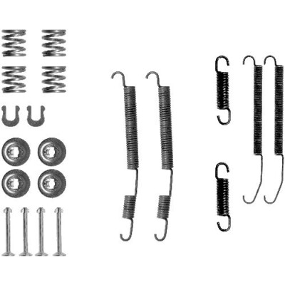 Kit de acessórios, sapatas de freio HELLA 8DZ 355 201-071
