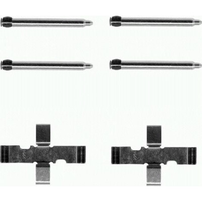 Kit de acessórios, pastilhas de freio HELLA 8DZ 355 202-281