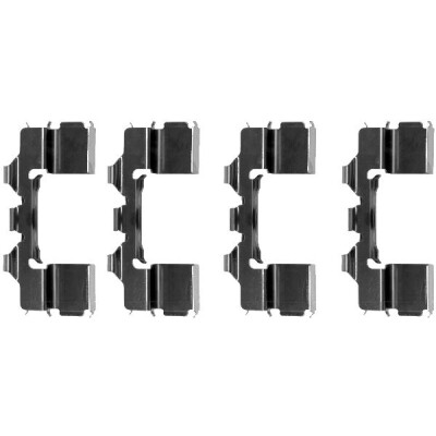 Kit de acessórios, pastilhas de freio HELLA 8DZ 355 202-301