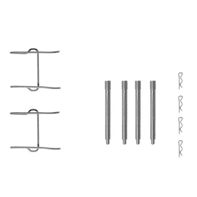 Kit de acessórios, pastilhas de freio HELLA 8DZ 355 202-401