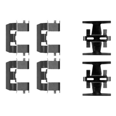 Kit de acessórios, pastilhas de freio HELLA 8DZ 355 202-601
