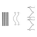 Kit de acessórios, pastilhas de travão