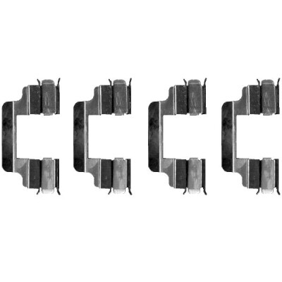 Kit de acessórios, pastilhas de freio HELLA 8DZ 355 202-701
