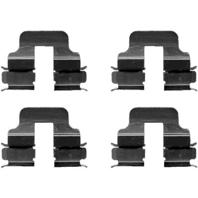 Kit de acessórios, pastilhas de freio HELLA 8DZ 355 202-801