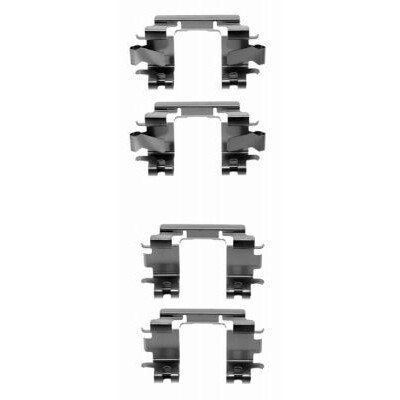 Kit de acessórios, pastilhas de freio HELLA 8DZ 355 202-831