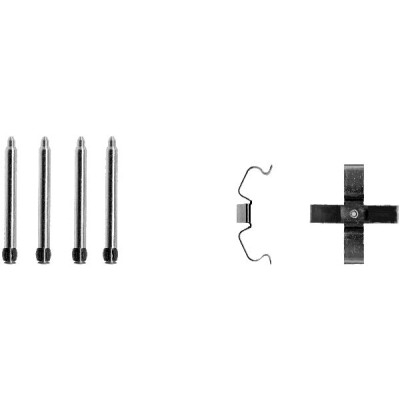 Kit de acessórios, pastilhas de freio HELLA 8DZ 355 202-891