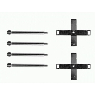 Kit de acessórios, pastilhas de freio HELLA 8DZ 355 202-941