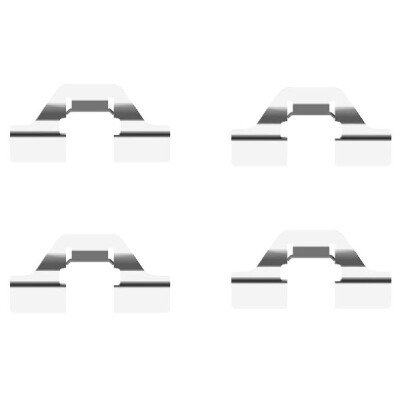 Kit de acessórios, pastilhas de freio HELLA 8DZ 355 203-231