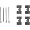 Kit de acessórios, pastilhas de travão