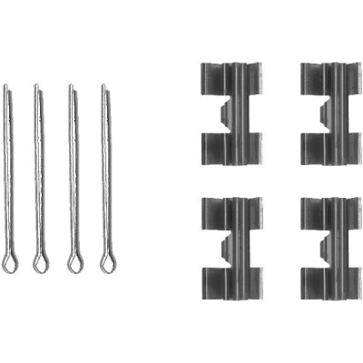 Kit de acessórios, pastilhas de freio HELLA 8DZ 355 203-451