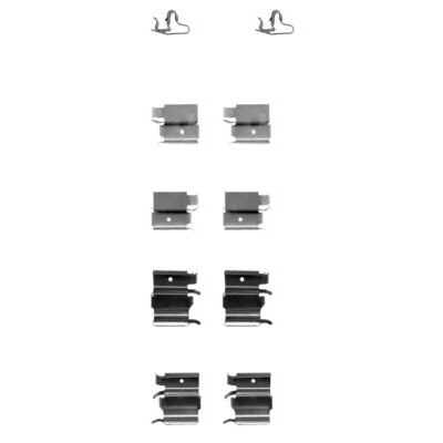 Kit de acessórios, pastilhas de freio HELLA 8DZ 355 203-861