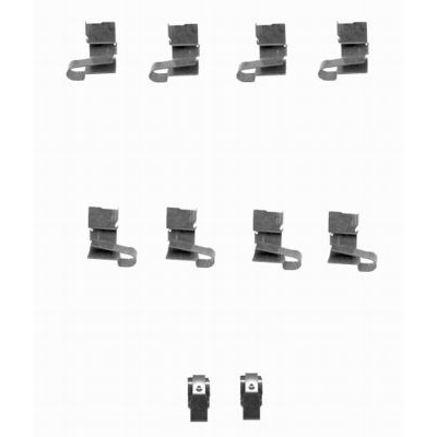 Kit de acessórios, pastilhas de freio HELLA 8DZ 355 204-081