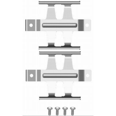 Kit de acessórios, pastilhas de freio HELLA 8DZ 355 204-121