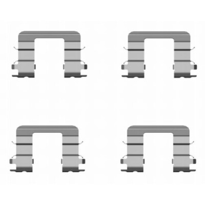 Kit de acessórios, pastilhas de freio HELLA 8DZ 355 204-131