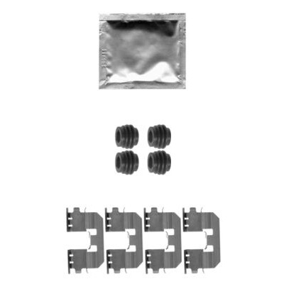 Kit de acessórios, pastilhas de freio HELLA 8DZ 355 204-331