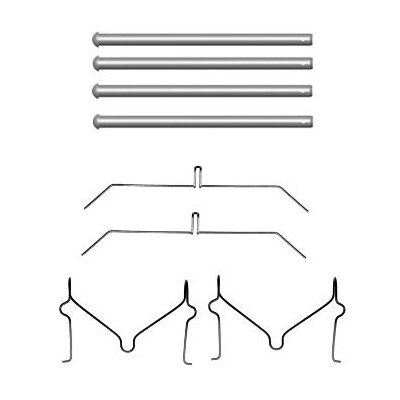 Kit de acessórios, pastilhas de freio HELLA 8DZ 355 204-551