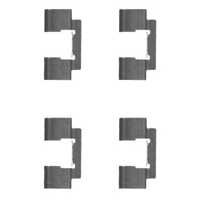 Kit de acessórios, pastilhas de freio HELLA 8DZ 355 204-611