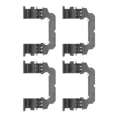 Kit de acessórios, pastilhas de freio HELLA 8DZ 355 204-621
