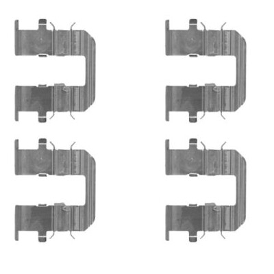 Kit de acessórios, pastilhas de freio HELLA 8DZ 355 204-661