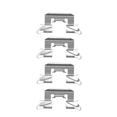 Kit de acessórios, pastilhas de freio HELLA 8DZ 355 204-691