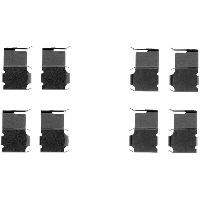 Kit de acessórios, pastilhas de freio HELLA 8DZ 355 204-811