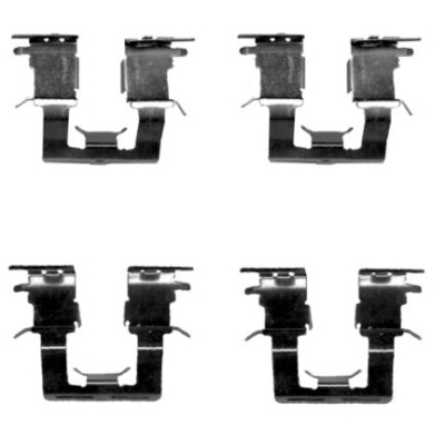 Kit de acessórios, pastilhas de freio HELLA 8DZ 355 204-921