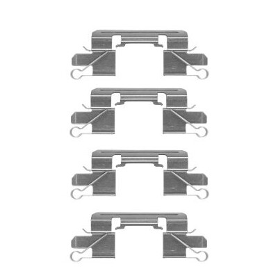 Kit de acessórios, pastilhas de freio HELLA 8DZ 355 204-941
