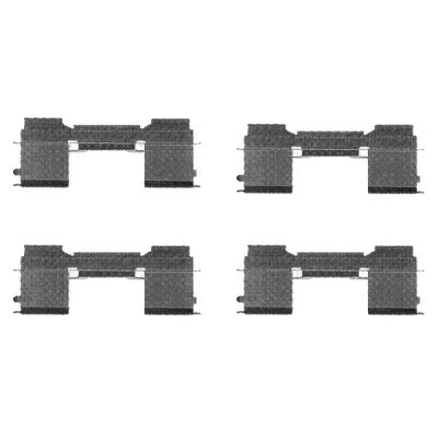 Kit de acessórios, pastilhas de freio HELLA 8DZ 355 205-051