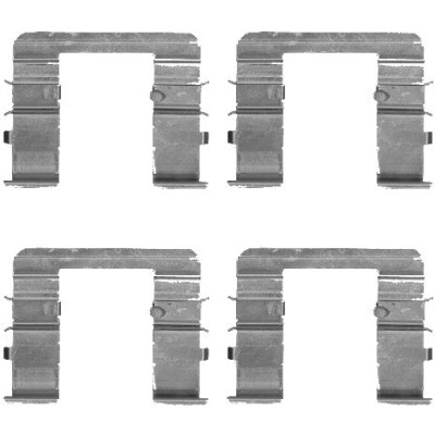 Kit de acessórios, pastilhas de freio HELLA 8DZ 355 205-061