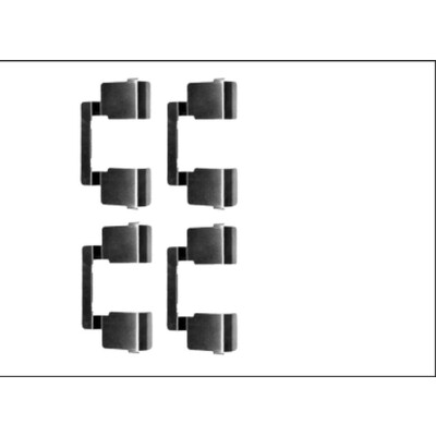 Kit de acessórios, pastilhas de freio HELLA 8DZ 355 205-571