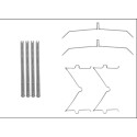 Kit de acessórios, pastilhas de travão