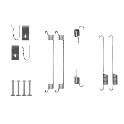Kit de acessórios, sapatas de freio HELLA 8DZ 355 205-811