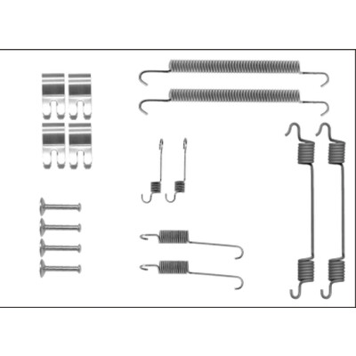 Kit de acessórios, sapatas de freio HELLA 8DZ 355 205-841