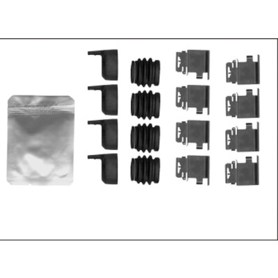 Kit de acessórios, pastilhas de freio HELLA 8DZ 355 206-001